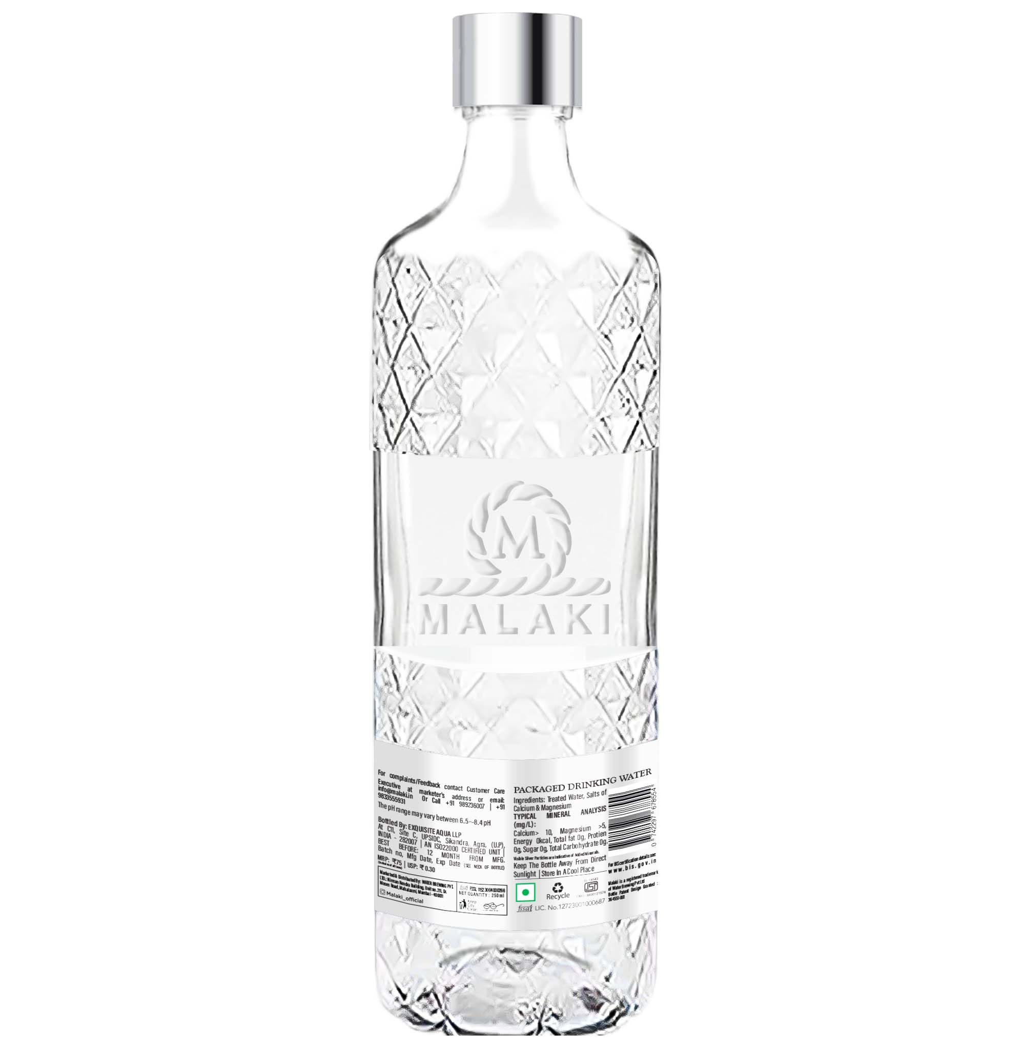 Mineral Water Upto 8.4pH* Alkaline (Packaged Drinking Water) | 250ml