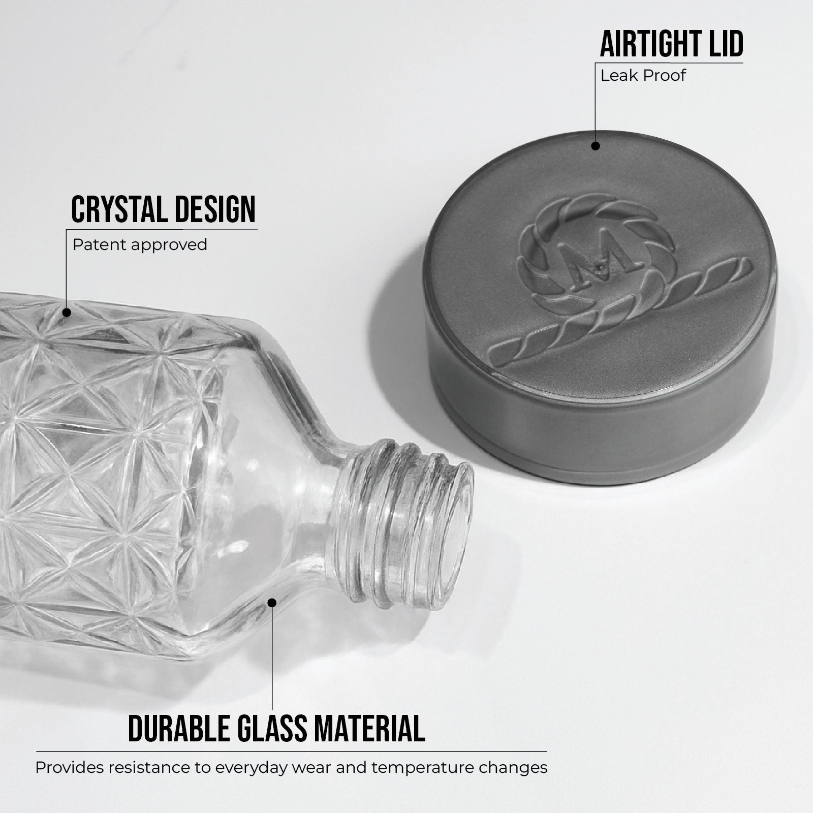Malaki Kohinoor Glass Bottle – 750 ml