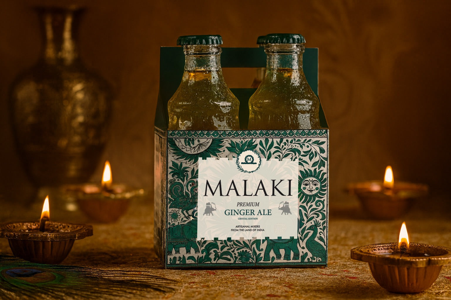 Malaki Crystal Ginger Ale – Pack of 4