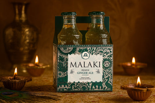 Malaki Crystal Ginger Ale – Pack of 4